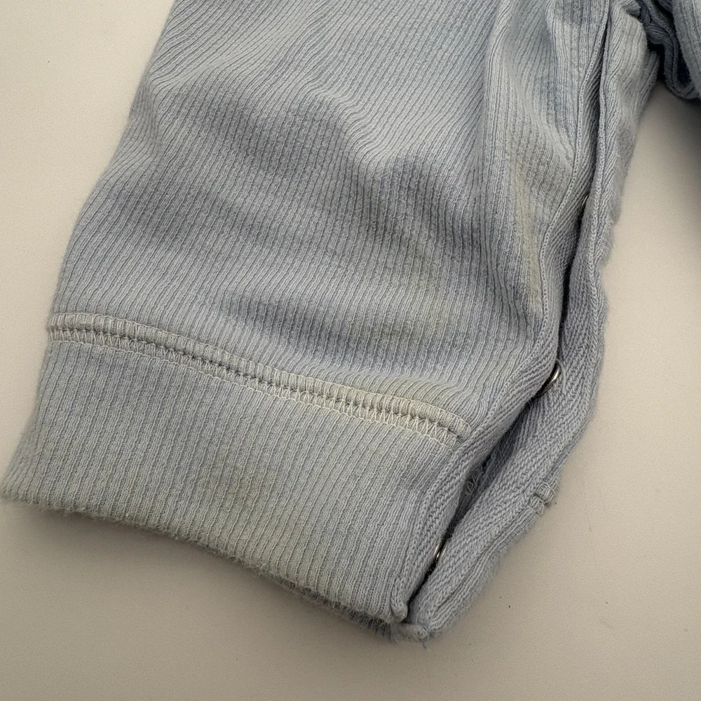 Esprit Coverall Girls 9-12M‎ Blue Striped Knit Sleeveless One Piece Zip Front